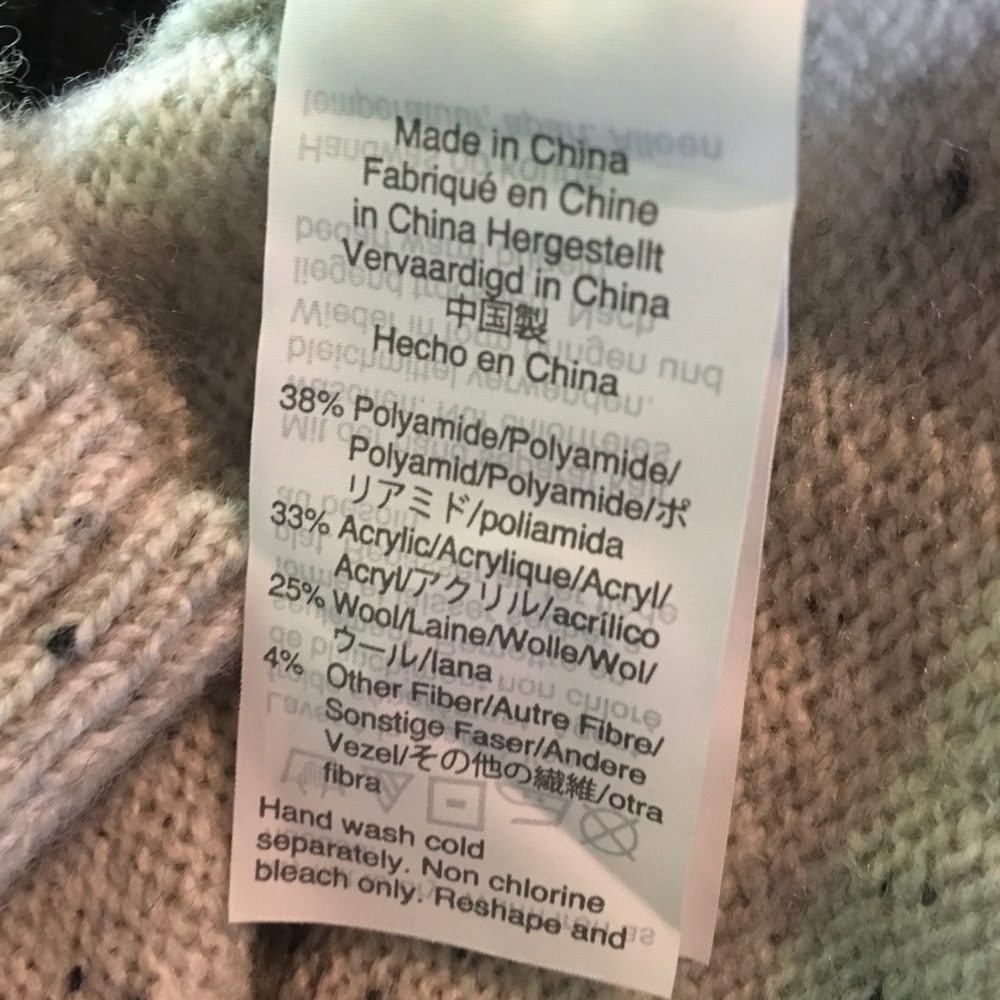 Madewell Donegal Kent Cardigan Sweater Gray NWT M - Picture 9 of 9